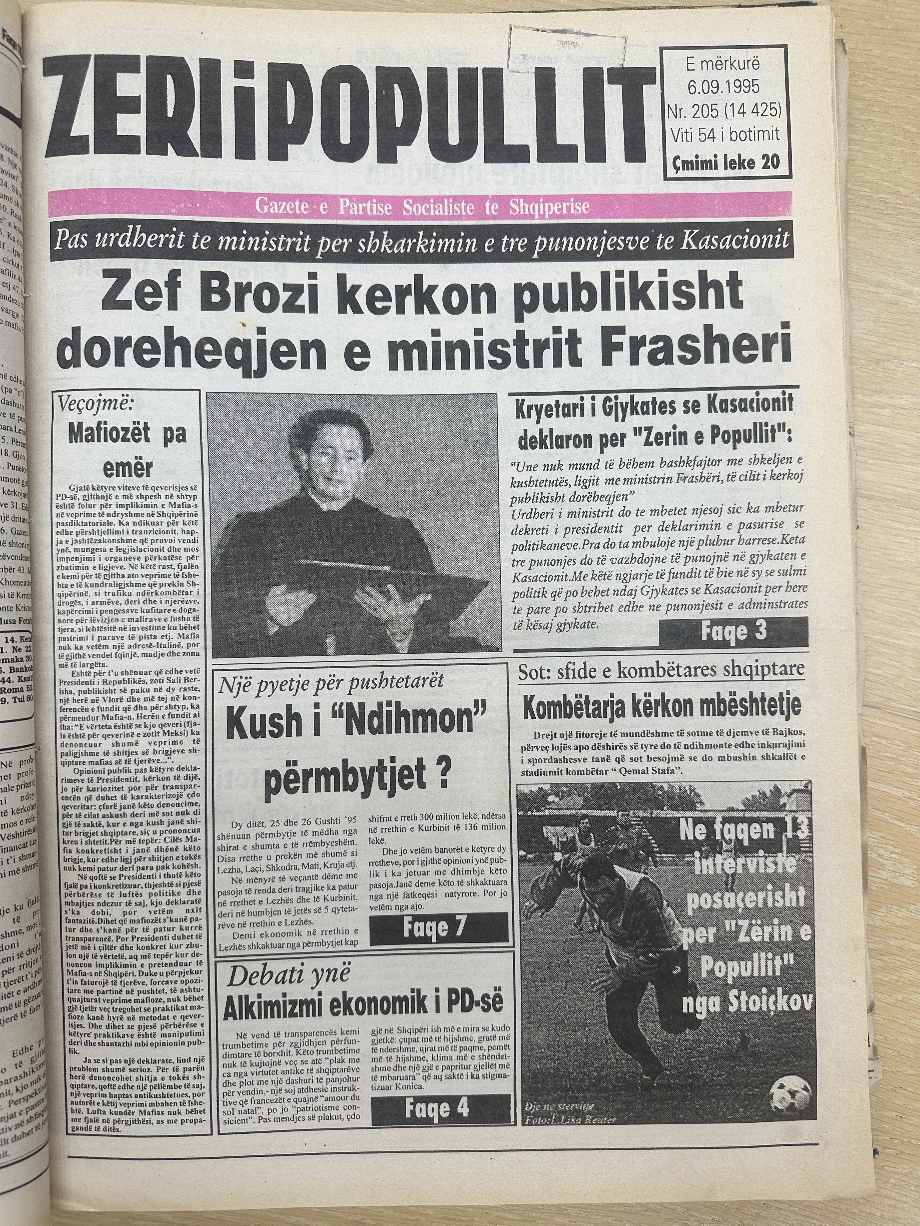 Zëri i Popullit 1995-09-06